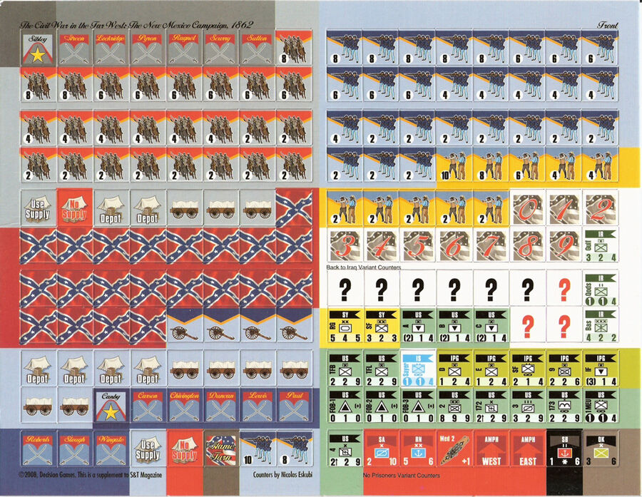 Strategy & Tactics #252:  Civil War in the Far West - The New Mexico Campaign, 1862