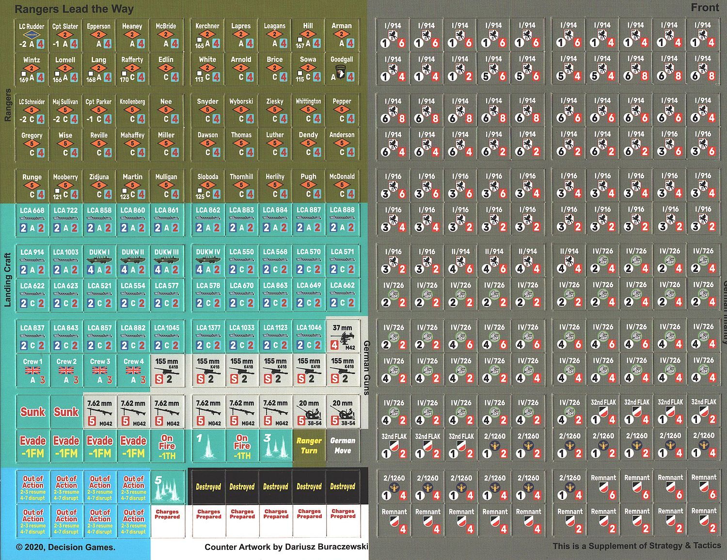 Strategy & Tactics #323: Rangers: Lead the Way! Pointe Du Hoc, 6 June 1944 (Solitaire)
