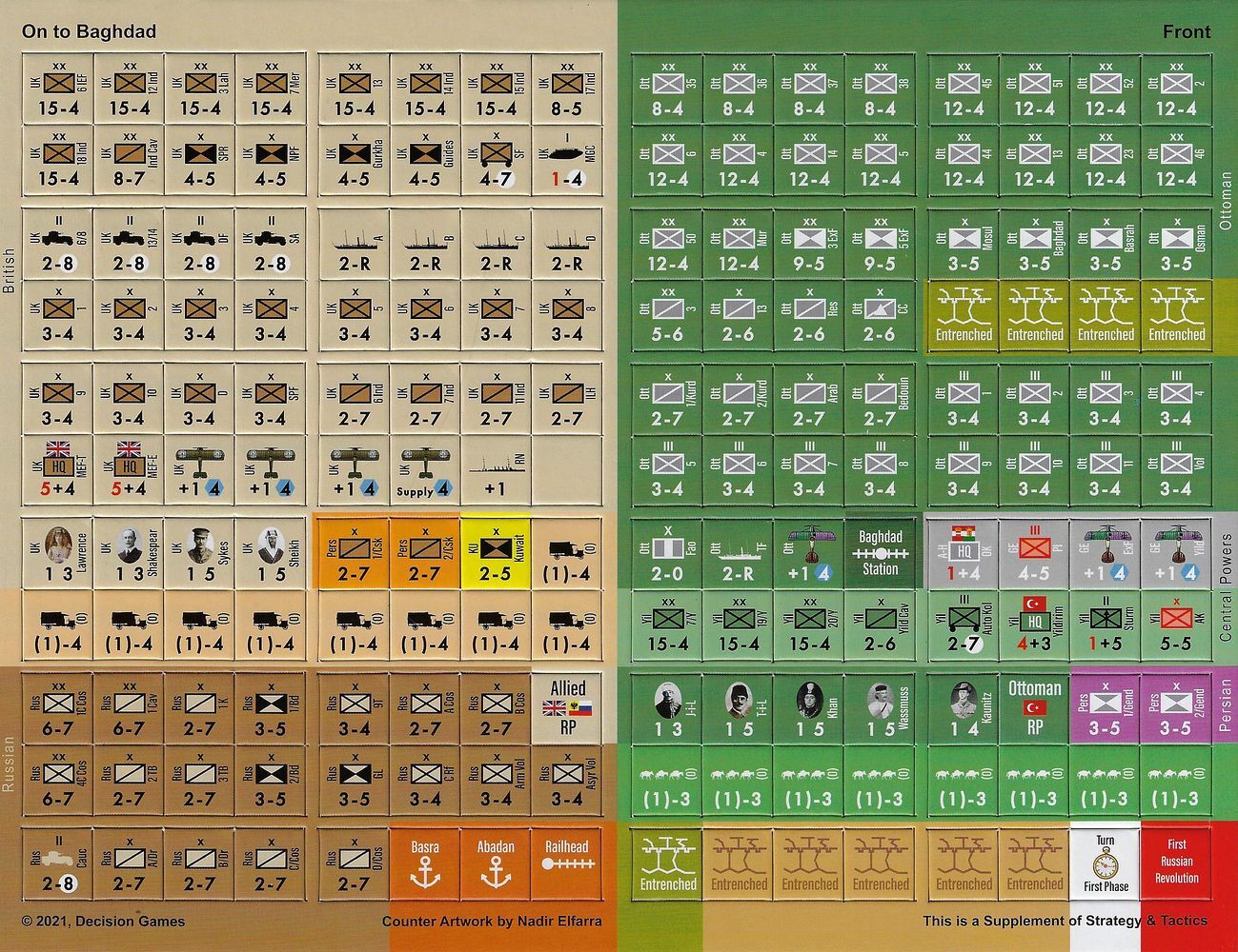 Strategy & Tactics #331: On to Baghdad - The Campaign in Mesopotamia & Persia, 1914-1918