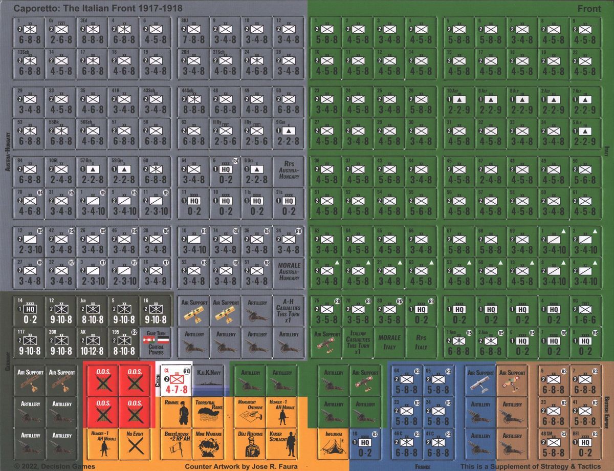 Strategy & Tactics #337: Caporetto & Italy 1917-18