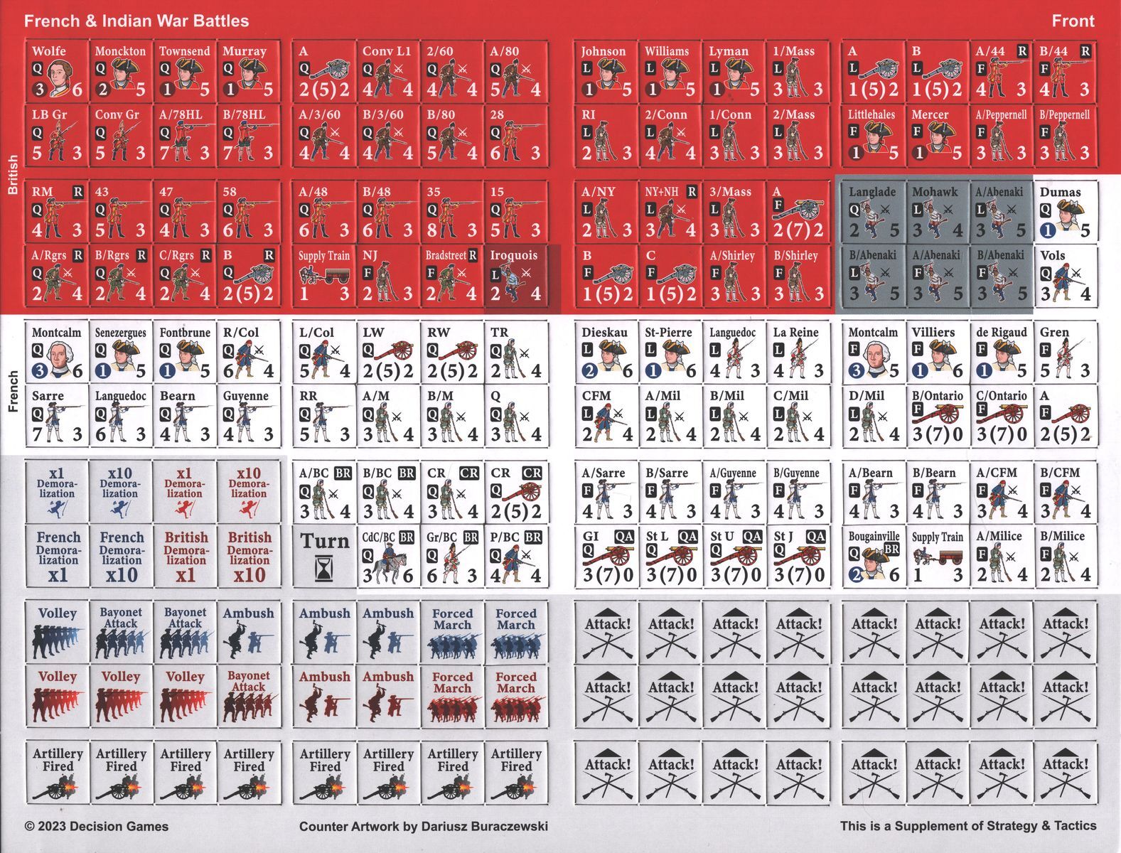 Strategy & Tactics #340: French & Indian War Battles