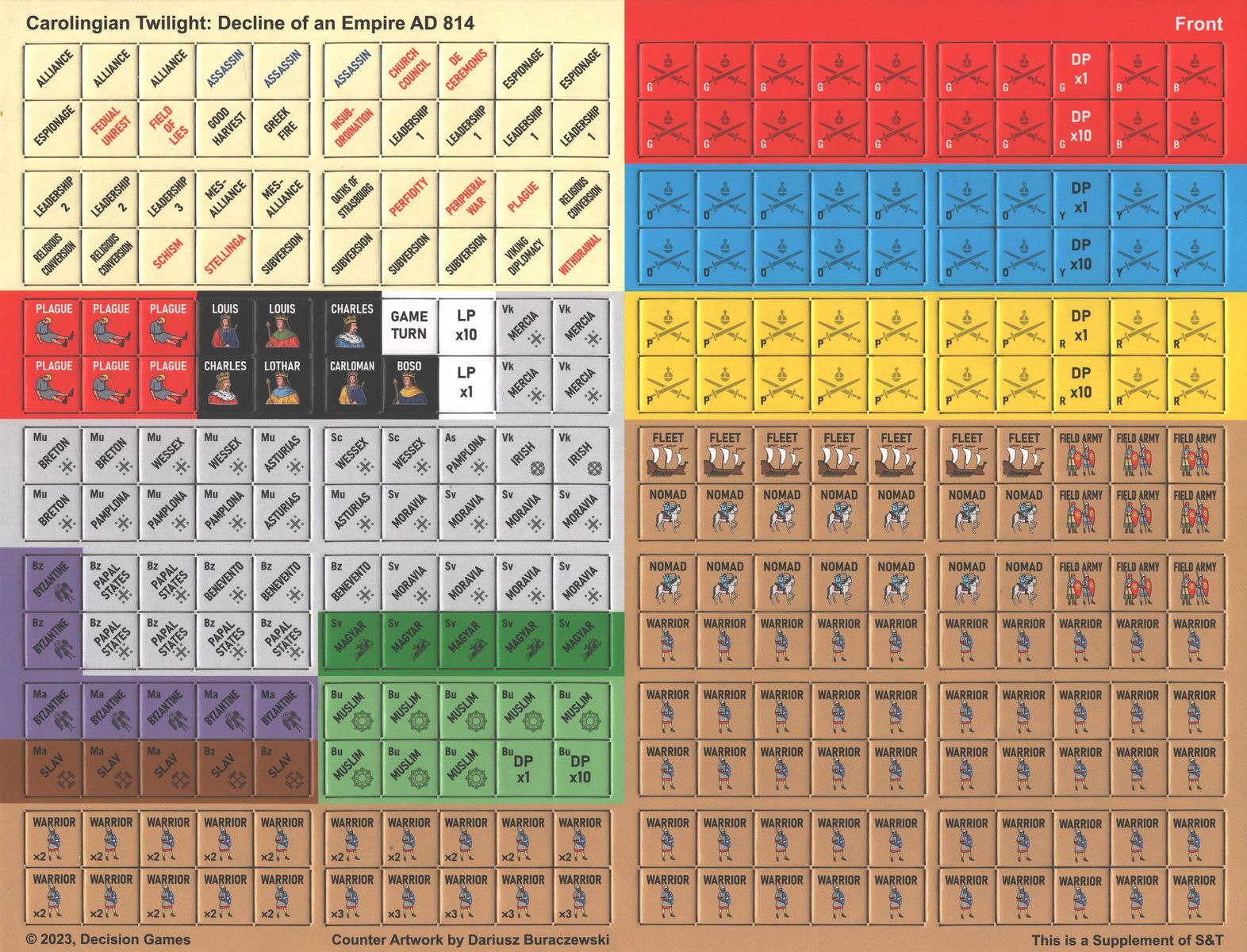Strategy & Tactics #342: Carolingian Twilight - Decline of an Empire AD814