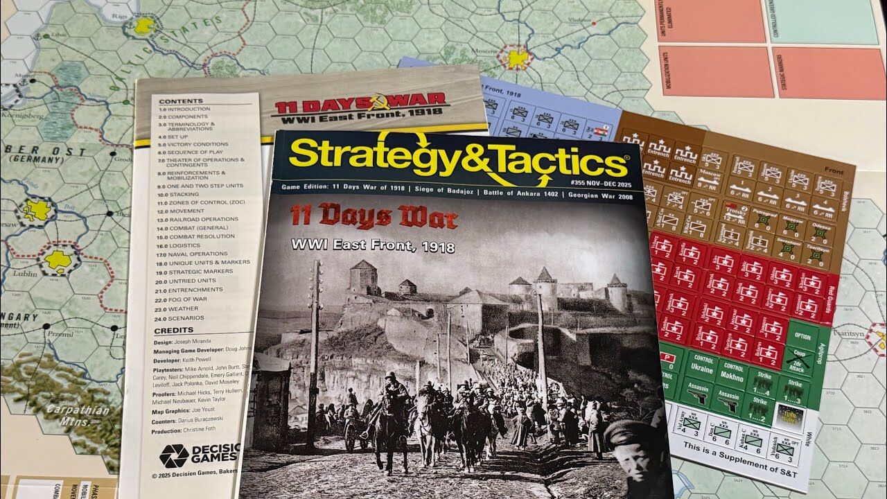 Strategy & Tactics #355: 11 Days War - WWI East Front, 1918