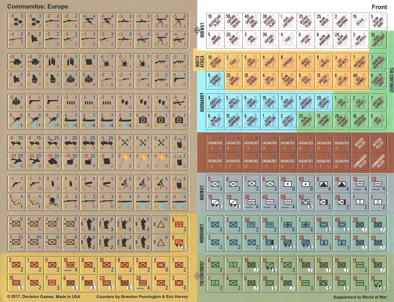 World at War #55: Butcher & Bolt - British Commandos in Northwest Europe 1940-1945 (Solitaire)