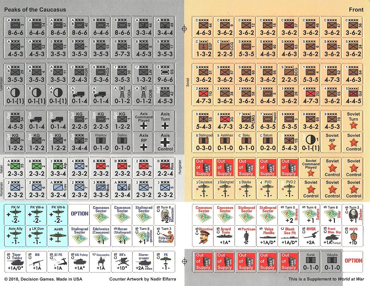 World at War #61: Peaks of the Caucasus - Axis Offensive 1942