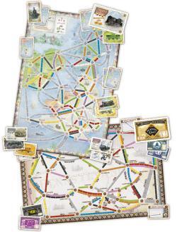 Ticket to Ride Map Collection 5: United Kingdom + Pennsylvania