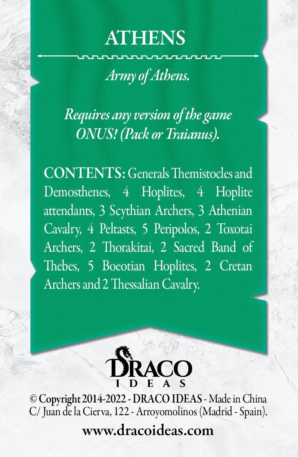 Onus! Army IV: Athens Expansion