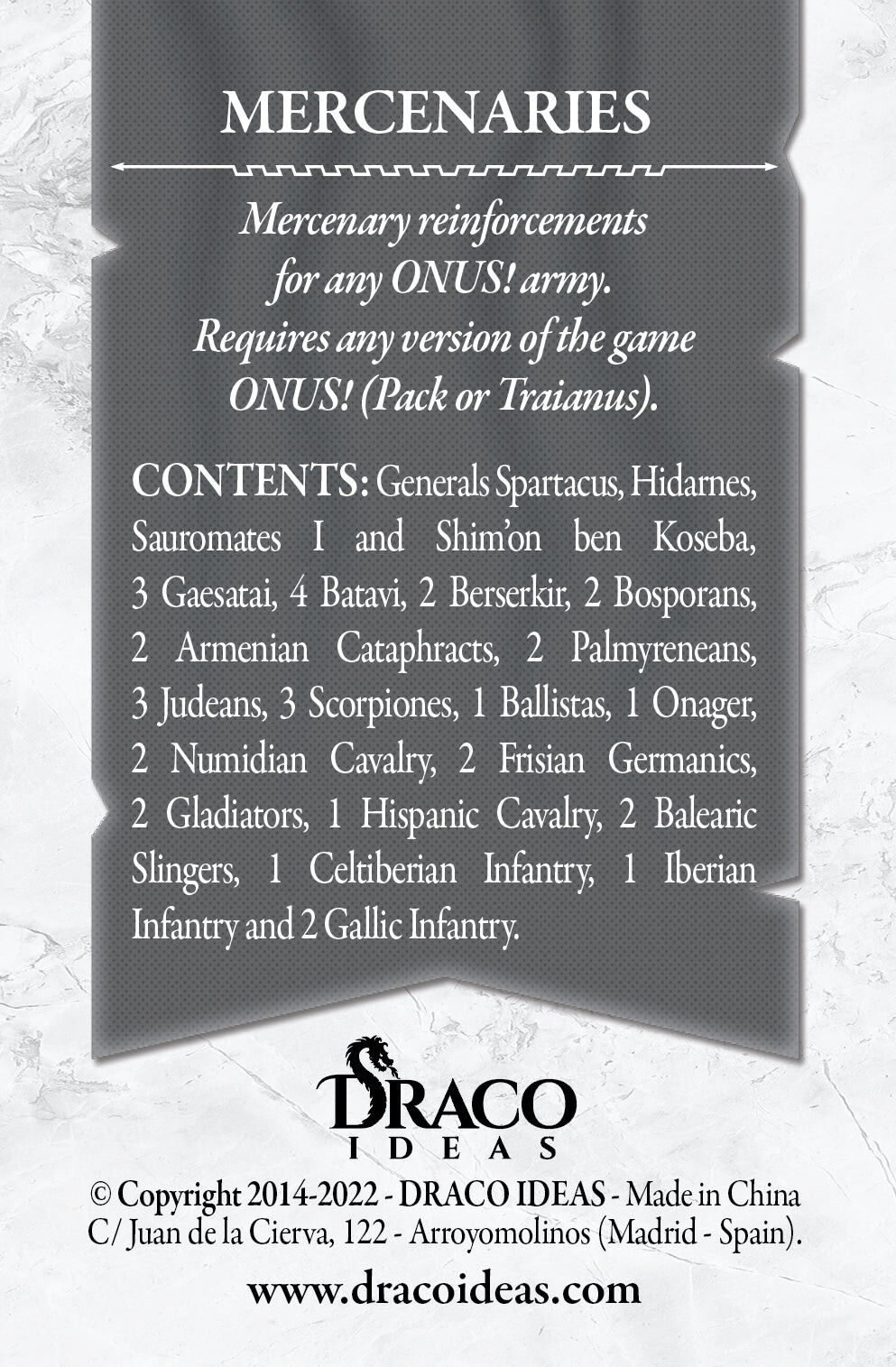 Onus! Army XIII: Mercenaries Expansion