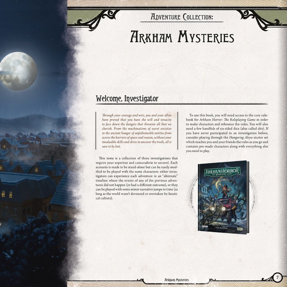 Arkham Horror RPG: Arkham Mysteries