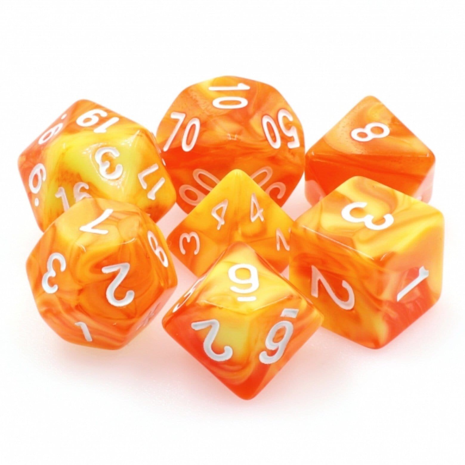 Lemon Sorbet RPG Dice Set