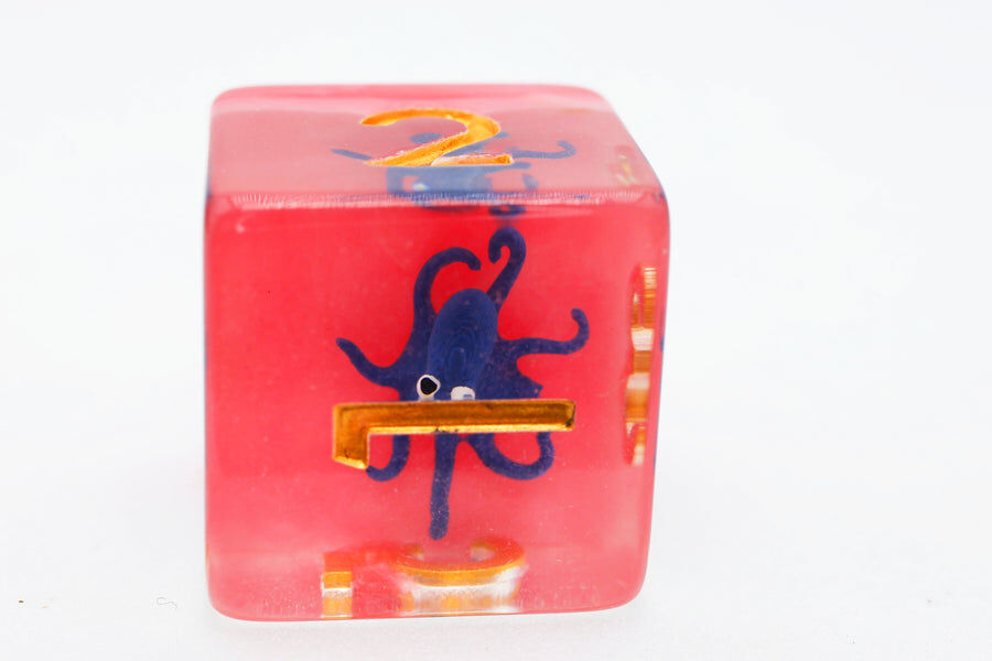 Underwater Octopus RPG Dice Set