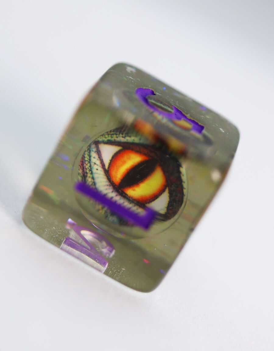 Venom Dragon Eye RPG Dice Set