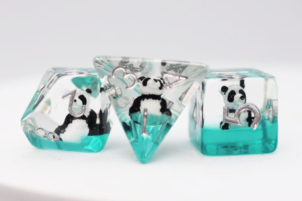 Panda on Water RPG Dice Set