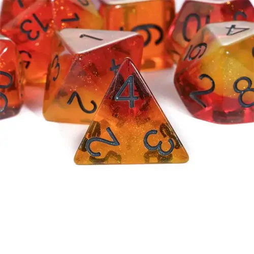 Fiery Sweets RPG Dice Set