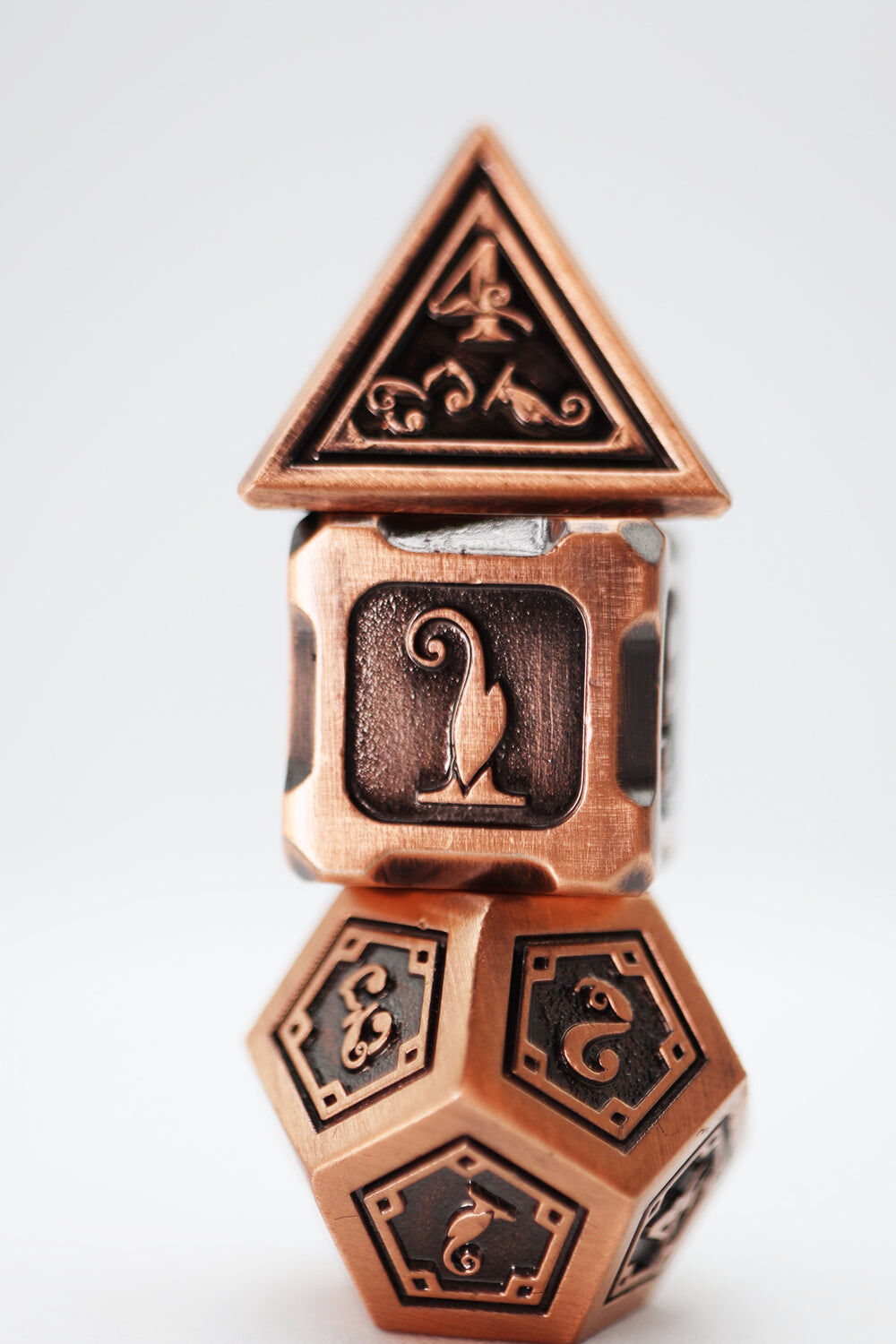 Alchemist Metals: Copper - Metal RPG Dice Set