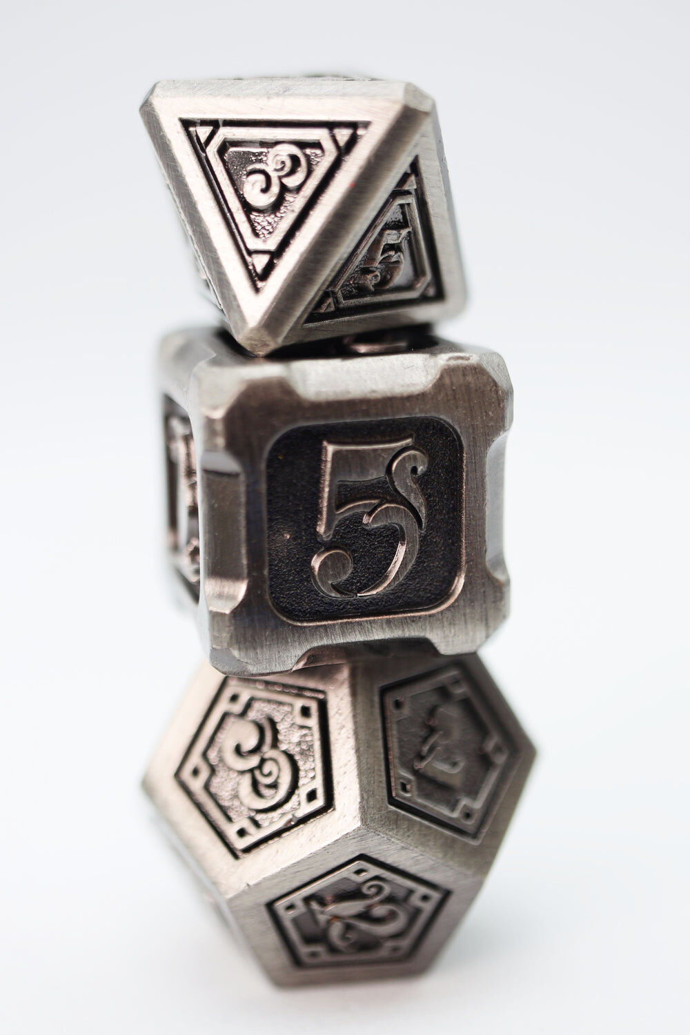 Alchemist Metals: Iron - Metal RPG Dice Set