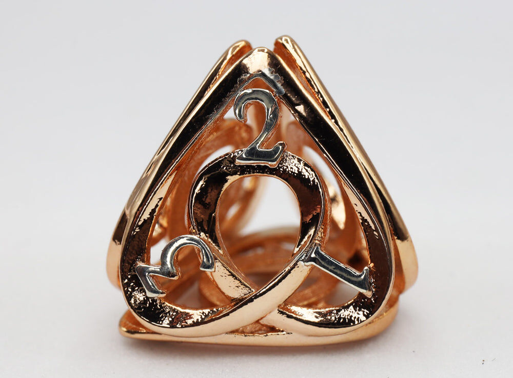 Hollow Hearts: Copper - Metal RPG Dice Set