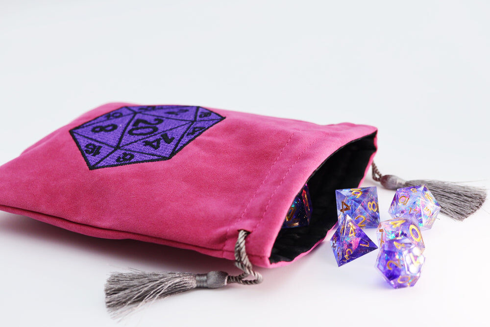 Dice Bag - Purple D20