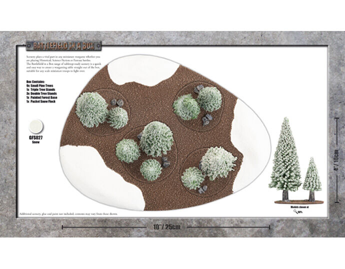 Battlefield in a Box: Small Pine Wood (Winter)