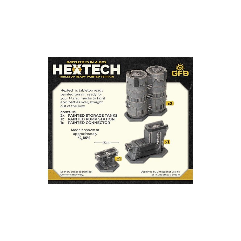 Hextech: Industrial Fluidworks: Small Storage Tanks (x2)