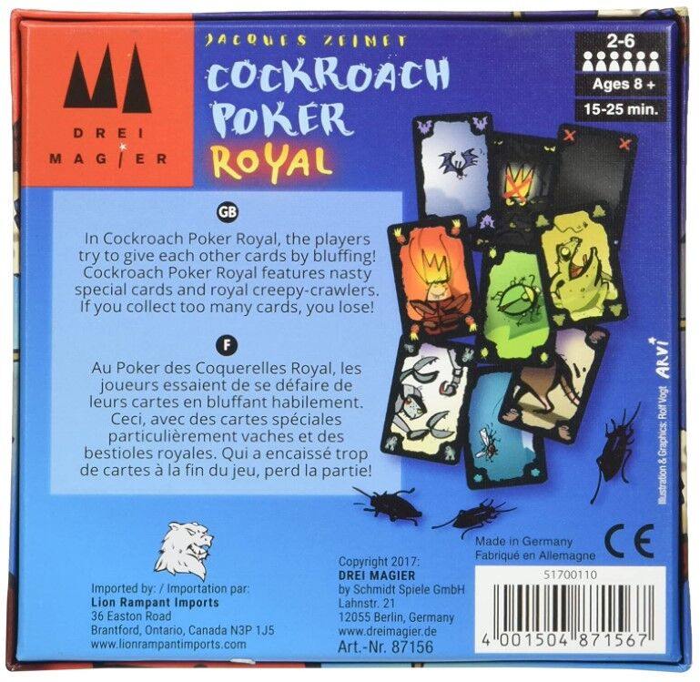 Cockroach Poker Royal