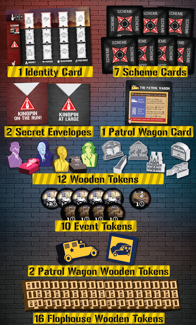 Tiny Epic Crimes: Kingpins Expansion