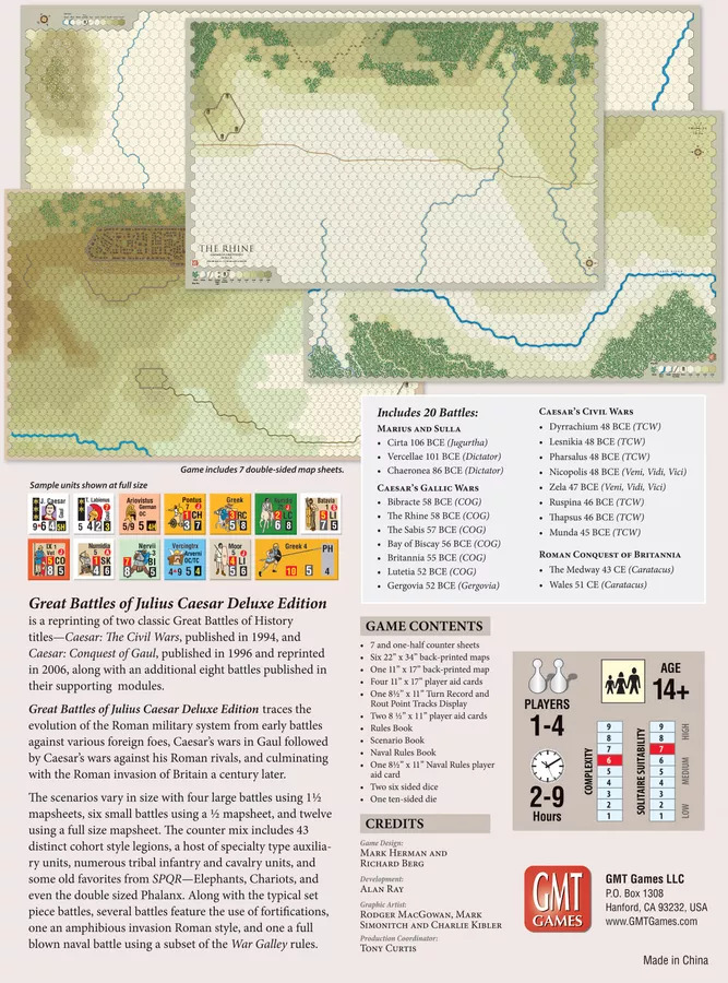 Great Battles of Julius Caesar: Deluxe Edition