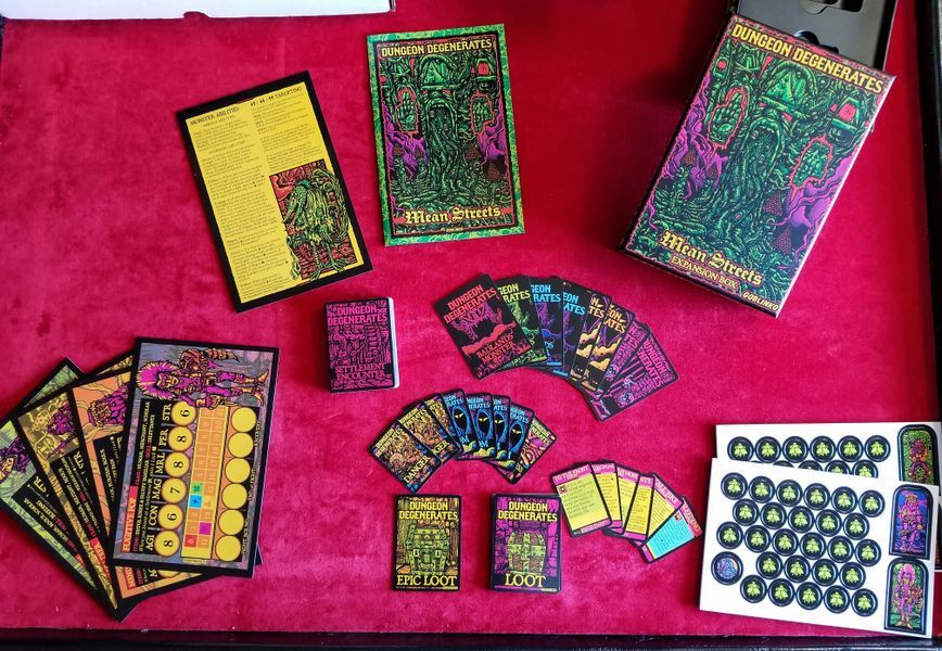 Dungeon Degenerates: Mean Streets Expansion Box