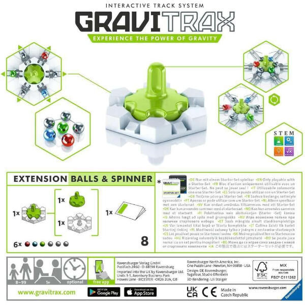 GraviTrax Action Pack: Balls & Spinner