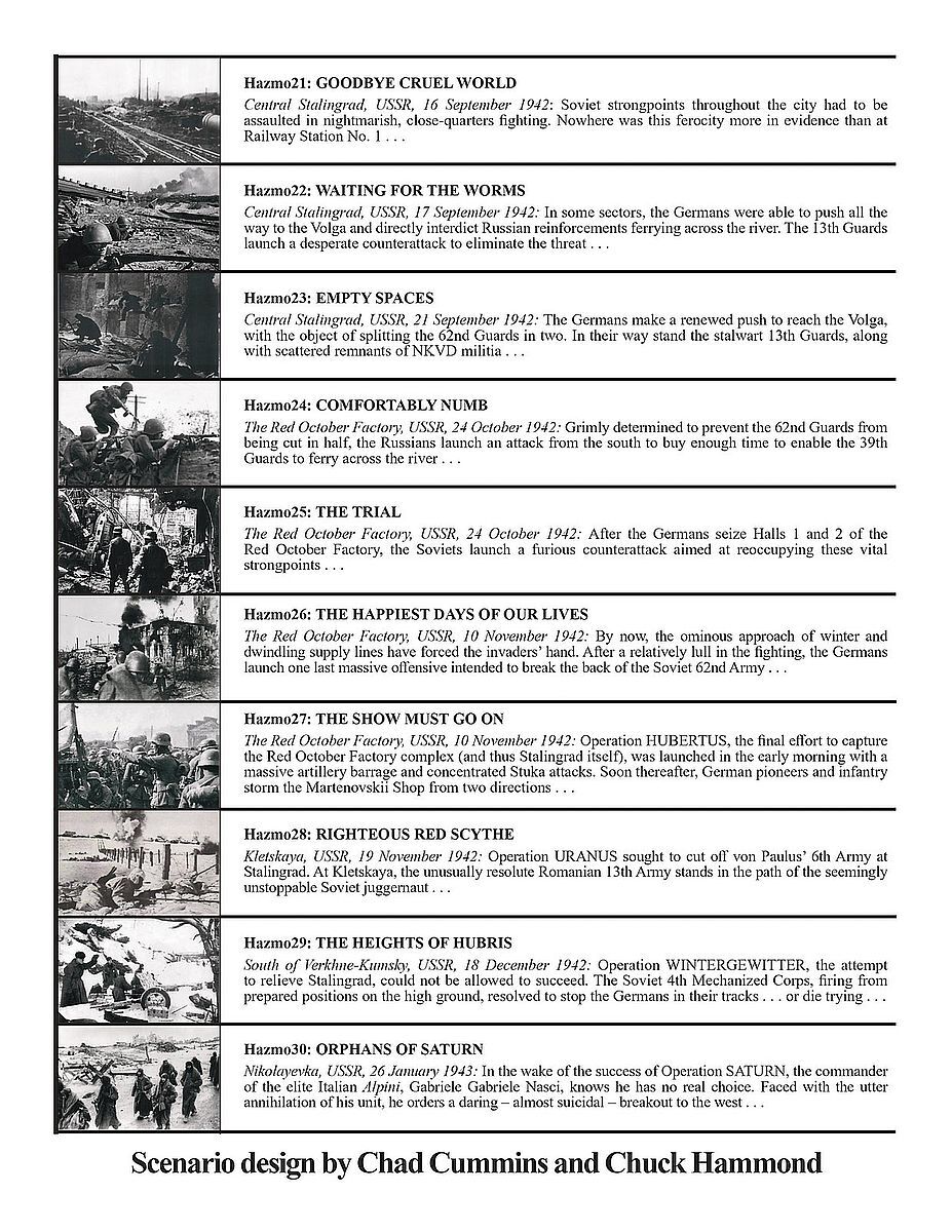 Hazardous Movement: ASL Scenario Pack 3 - Mini-Campaign City of Steel