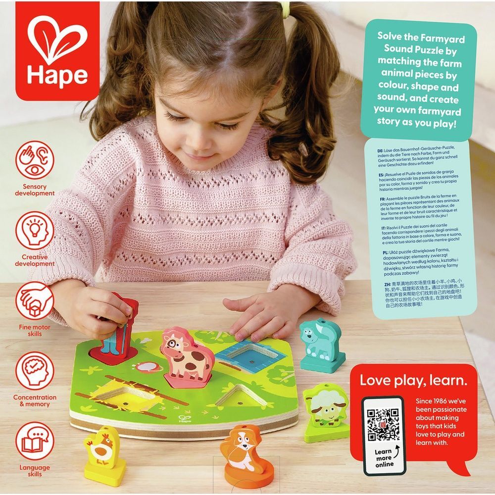 Hape: Farmyard Sound Puzzle