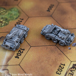 Wheeled Scout (2) Open and Closed Top