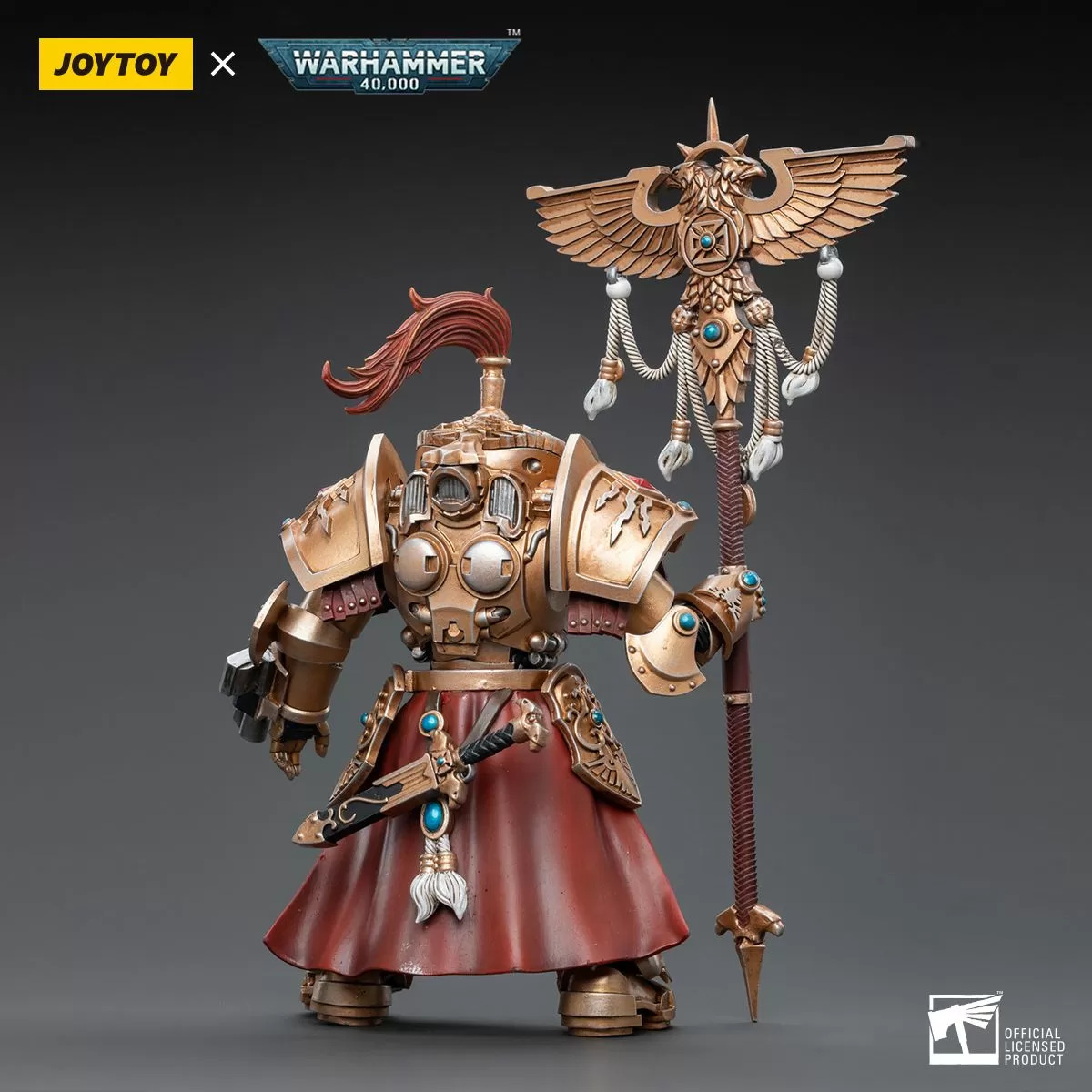 Warhammer Collectibles: 1/18 Scale Adeptus Custodes Vexilus Praetor Phelam Tolguror