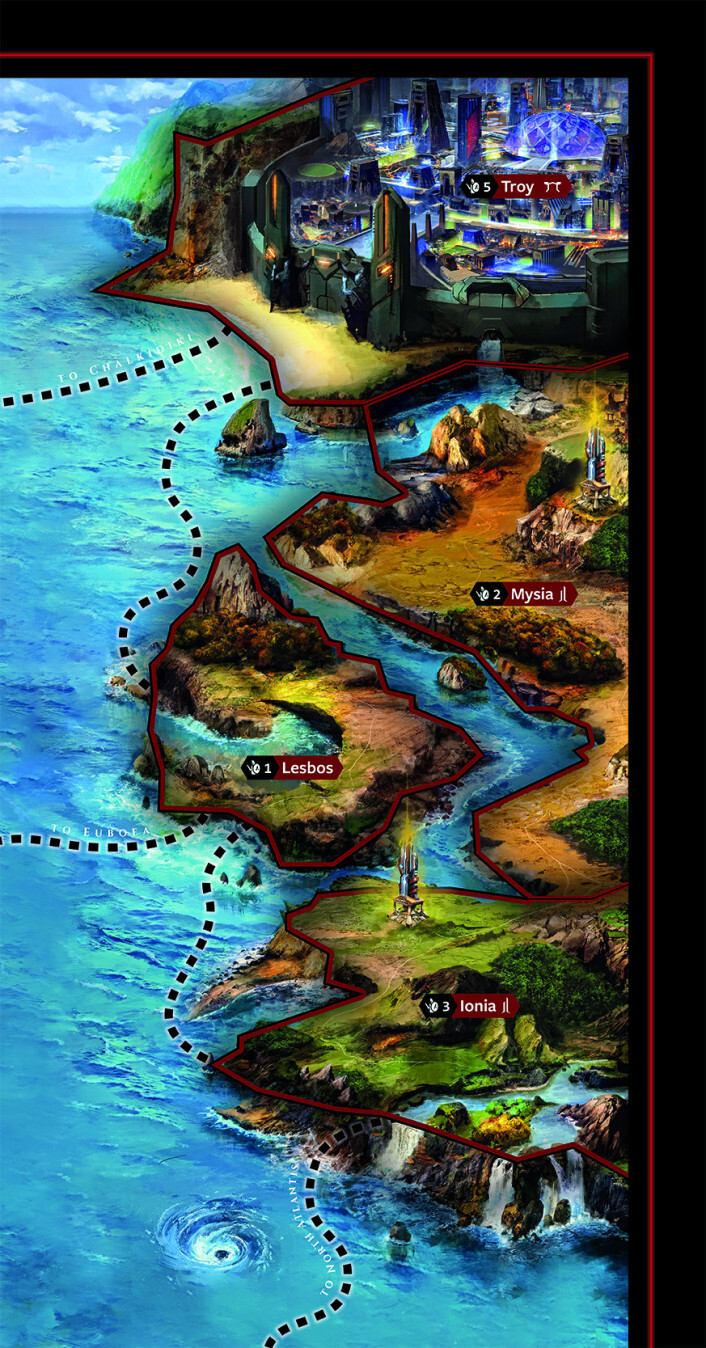 Lords of Hellas: City of Steel (includes board)