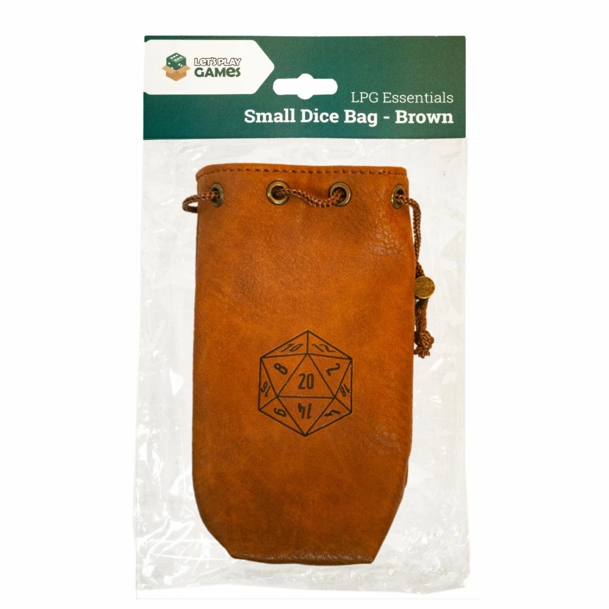 Dice Bag - Small Brown