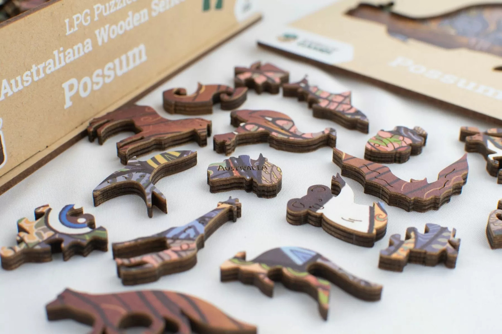 Wooden Puzzle: Australiana Series 01 - Possum