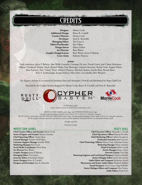 The Magnus Archives Roleplaying Game