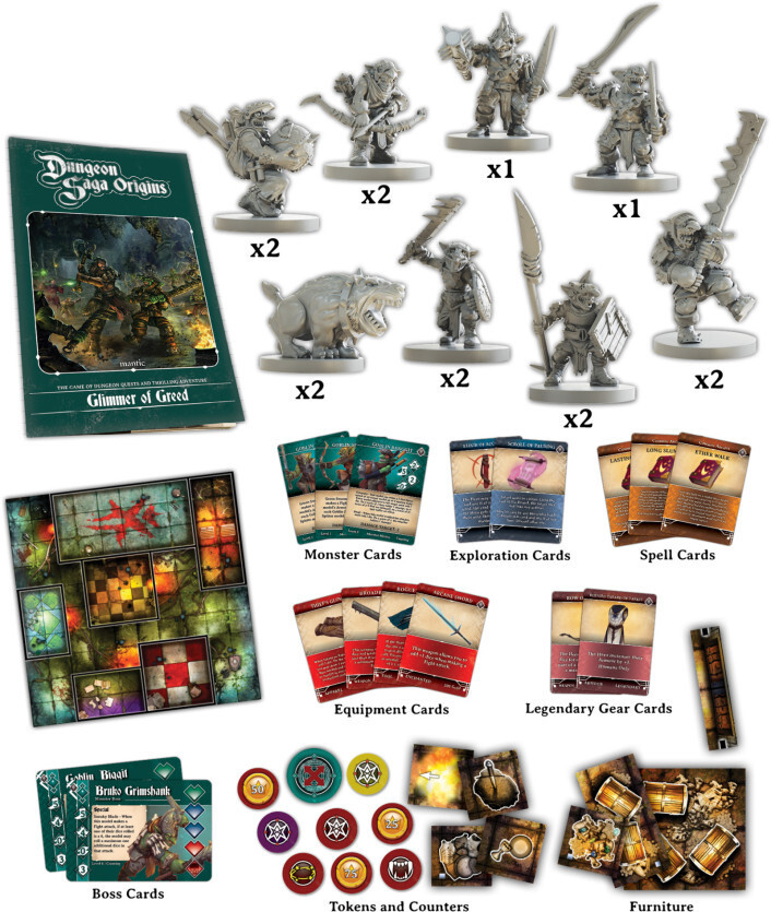Dungeon Saga: Origins - Glimmer of Greed Expansion
