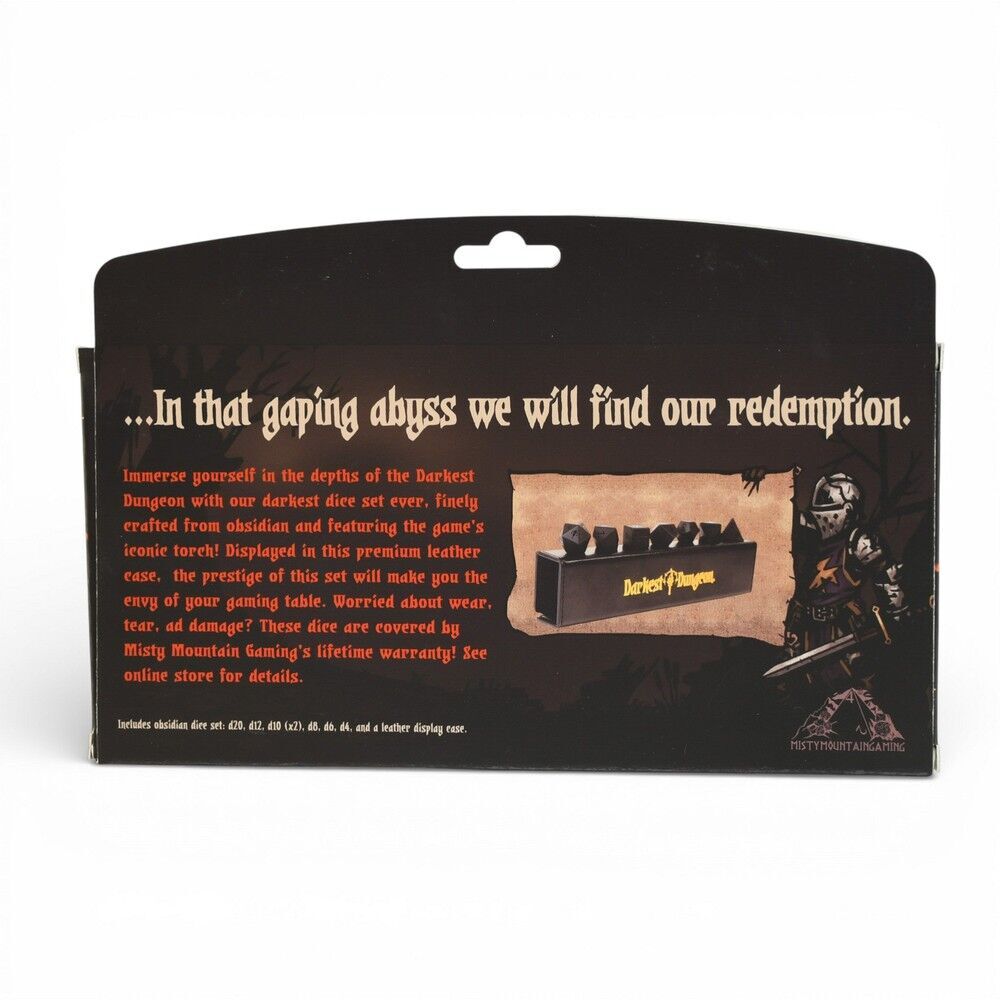 Darkest Dungeon Obsidian Dice Set