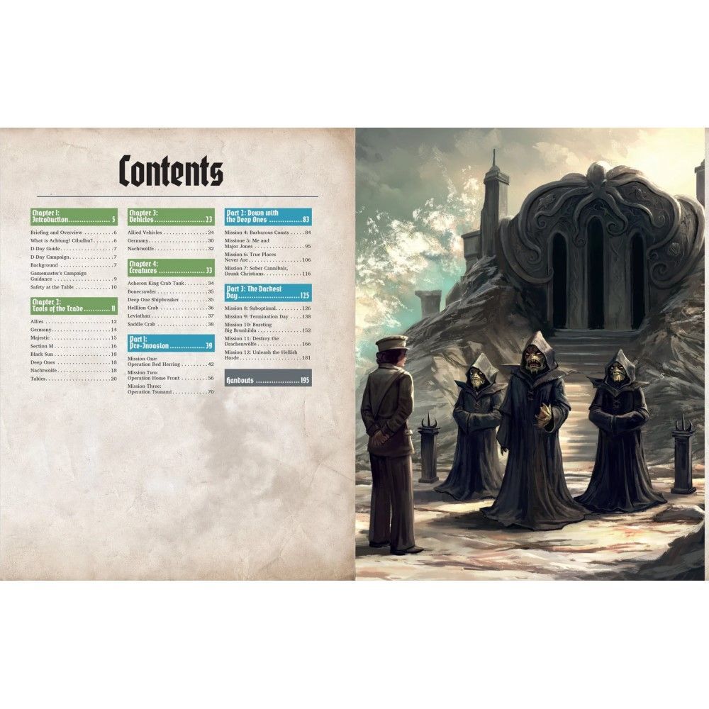 Achtung! Cthulhu RPG 2d20: D-Day - The Darkest Day
