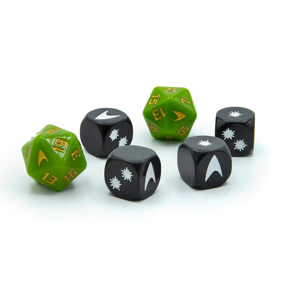 Star Trek Adventures Dice Set: Kirks Tunic