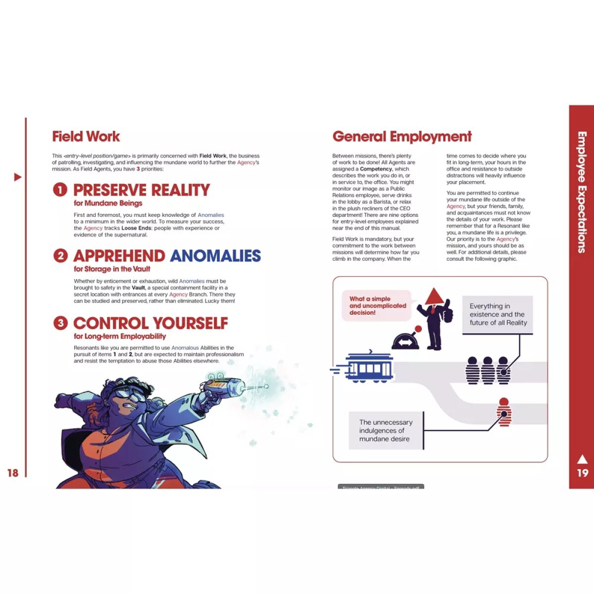 Triangle Agency: The Tabletop Role-Playing Game