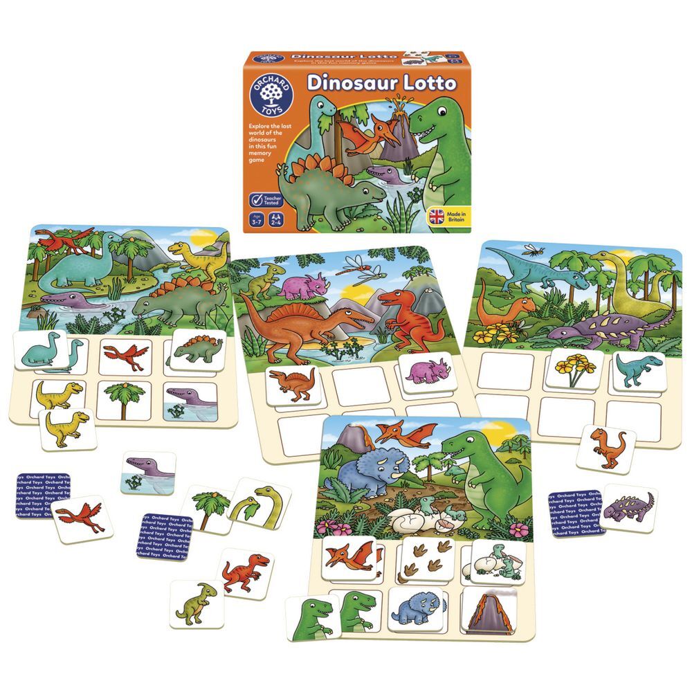 Dinosaur Lotto: Explore the Lost World of the Dinosaurs