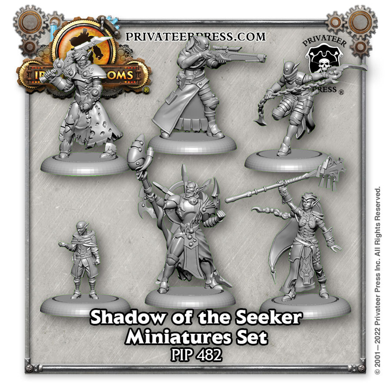 Iron Kingdoms Roleplaying Game: Shadow of the Seeker Miniatures Set (plastic)
