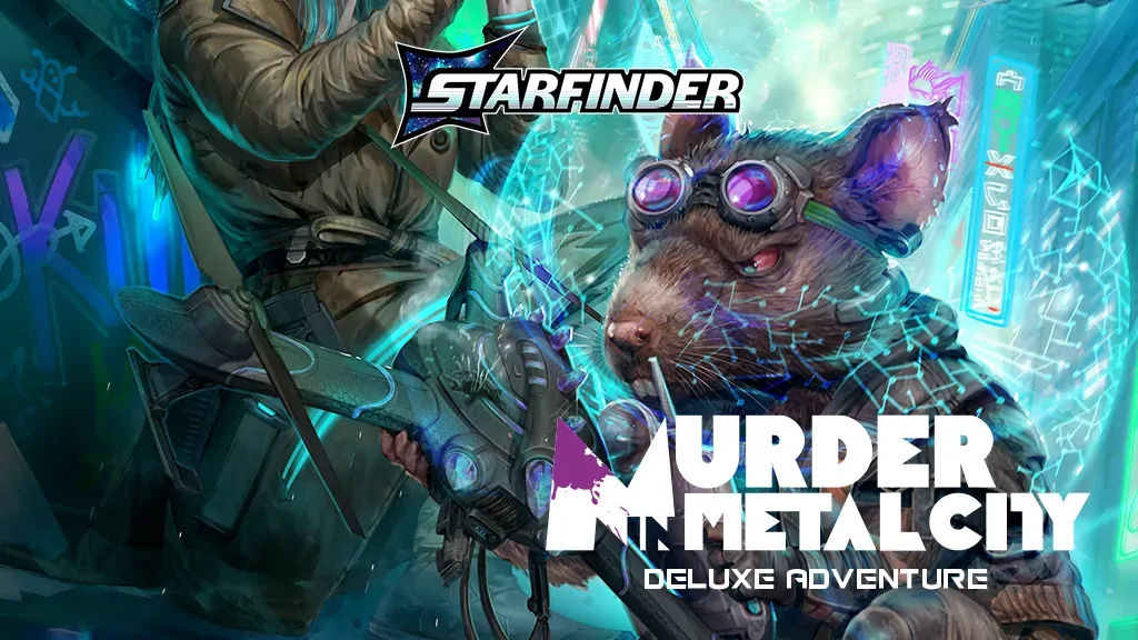 Starfinder 2nd Edition Adventures: Murder in Metal City Deluxe Adventure