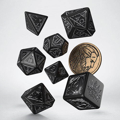 The Witcher Dice Set Geralt - Silver Sword
