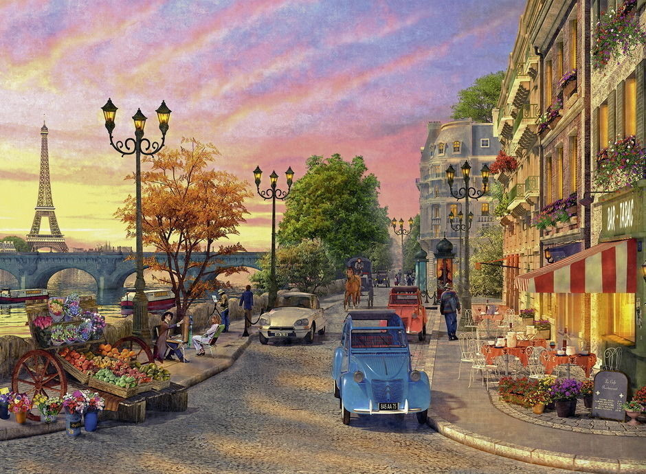 A Paris Evening Jigsaw Puzzle 500pc