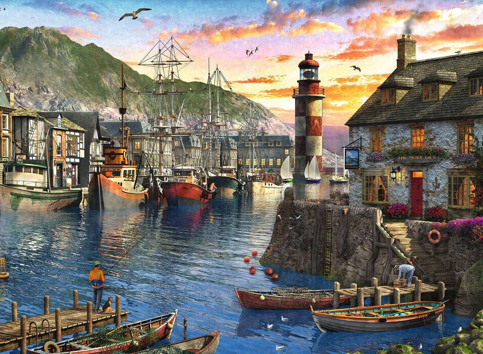Sunrise at the Port Jigsaw Puzzle 500pc