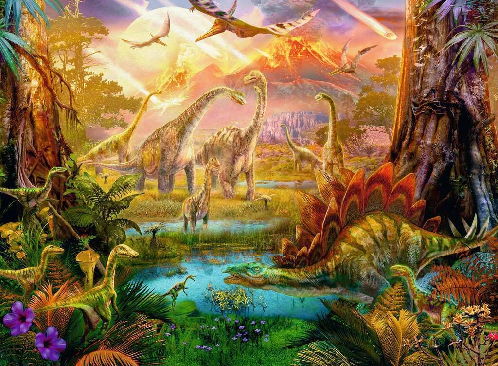 Land Of The Dinosaurs Jigsaw Puzzle 500pc