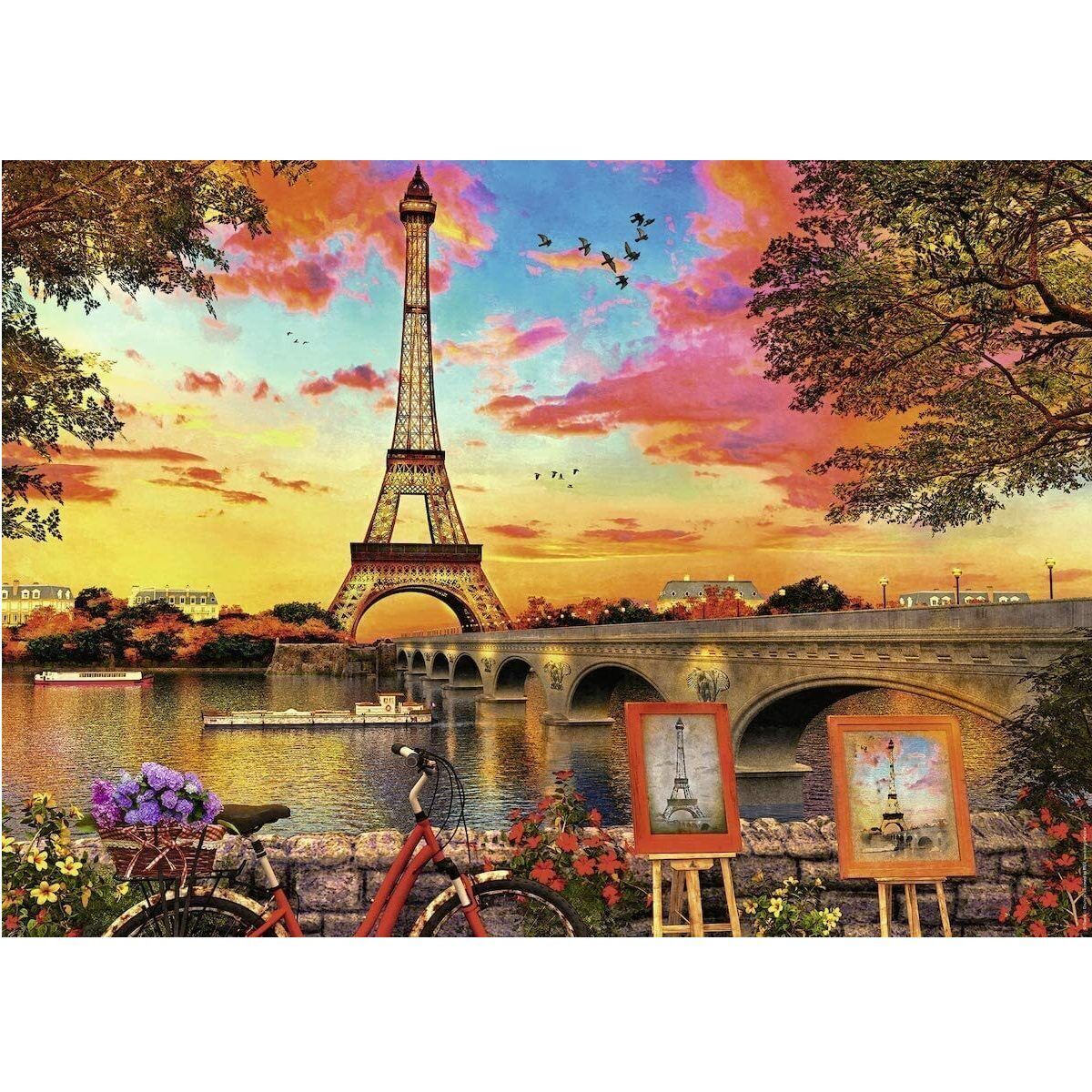 Evenings In Paris Jigsaw Puzzle 500pc
